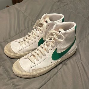 Green Nike Blazers